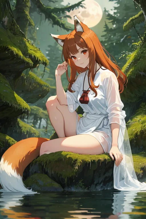 Fox spirit ai anime girl