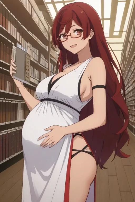 Pregnant ai anime girl