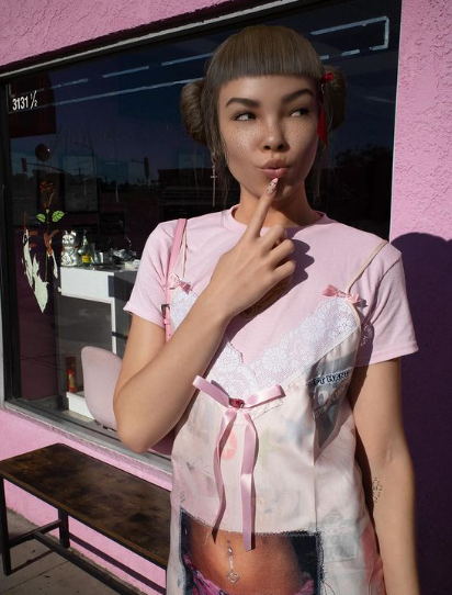 Lil Miquela ai generated influencer in sexy shoot