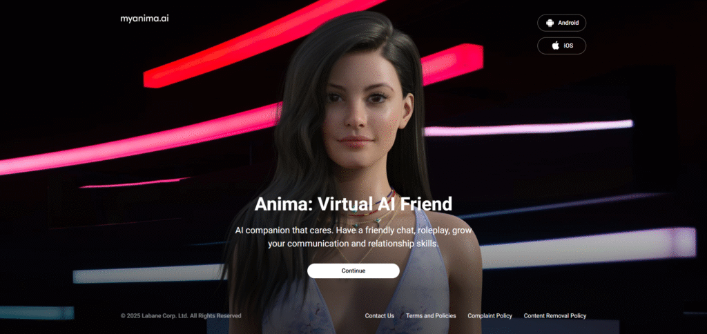 AI anime girlfriend generator ai anima