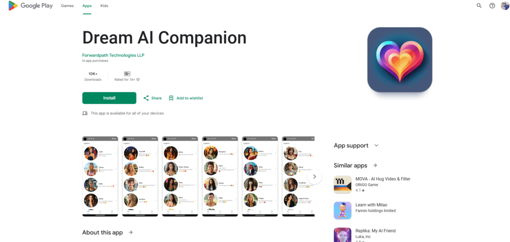 AI anime girlfriend generator dream companion