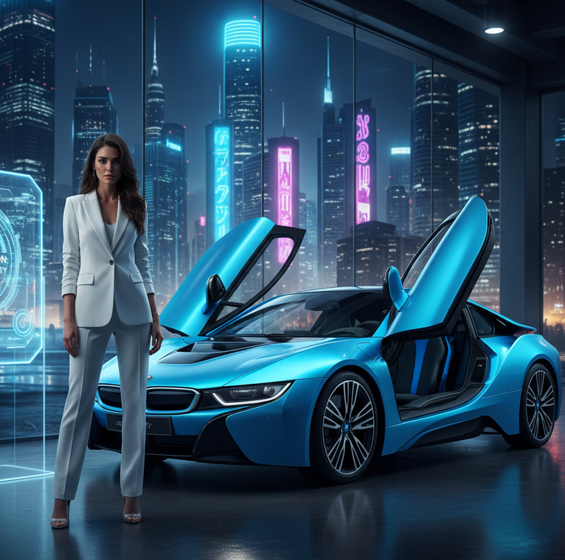 BMW's AI virtual Influencer and Model