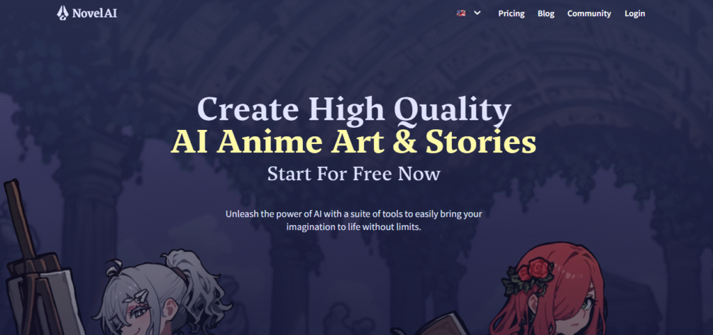 NovelAI as an AI erotic story generator