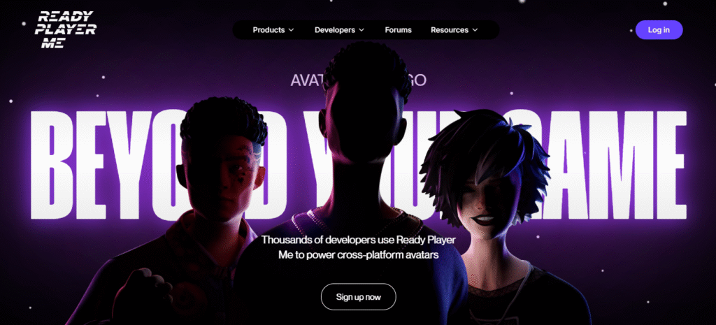 Ready Player Me as an AI 3D character generator