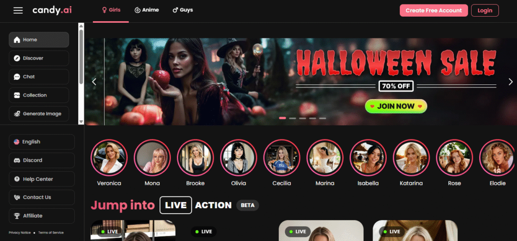 Candy AI as an AI erotic roleplay platform